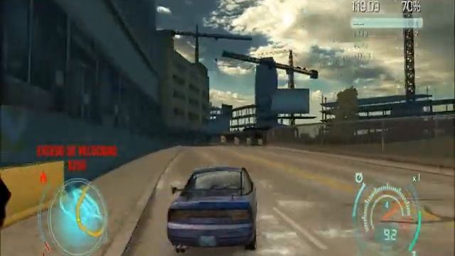 NFS undercover on nvidia geforce 7300SE/7200GS 256mb смотреть онлайн