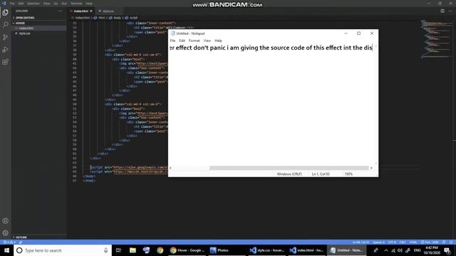 Add Hover Effects In your Html/Css File Using Bootstrap | Coding Chohan | Source Code Comment смотреть онлайн