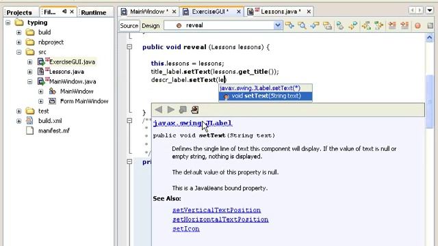 Усовершенствование графического интерфейса класса ExerciseGUI. Урок 168 смотреть онлайн