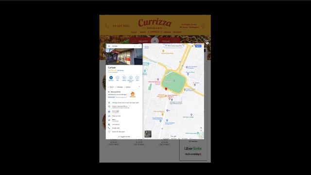 Currizza website on Iphone/Ipad/Imac Figma prototyping смотреть онлайн