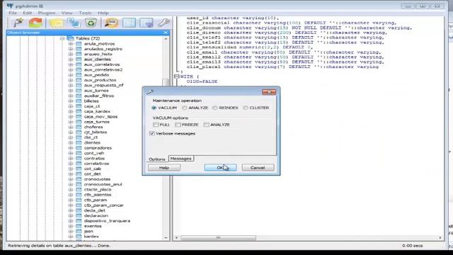 Limpieza Vaccum de una base de datos Postgres смотреть онлайн