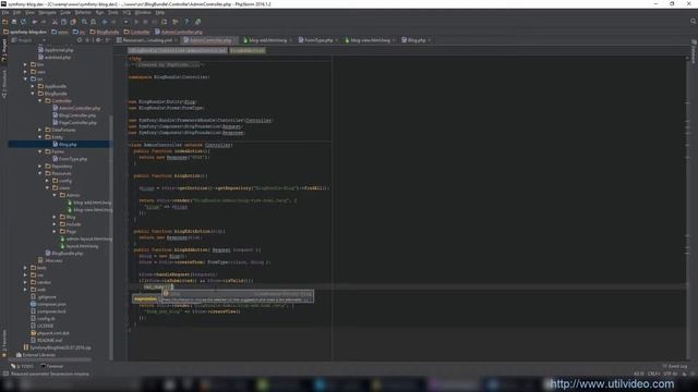 Вывод формы и добавляем Блог (у23) – Symfony 3 Свой Блог смотреть онлайн