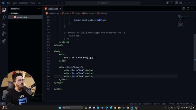 CSS Media Queries | Sigma Web Development Course - Tutorial #31 смотреть онлайн