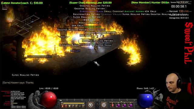 Diablo 2 Resurrected - What to Expect From 250 Hell Andariel Runs, Drop Highlights