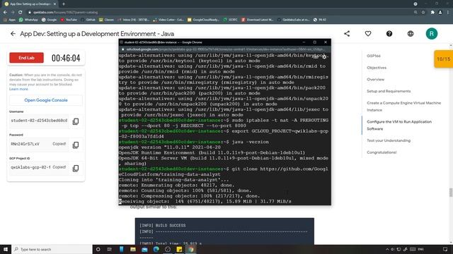 App Dev: Setting up a Development Environment - Java | Qwiklabs [GSP166] смотреть онлайн