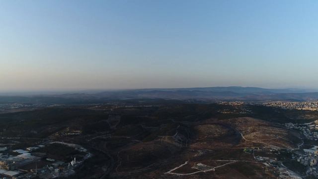 Назарет,гора Тавор вид с Фантом נצרת, נוף הר תבור смотреть онлайн