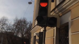 работа светофора....