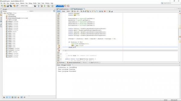 Java: Grades GUI JAVA GPA Calculator