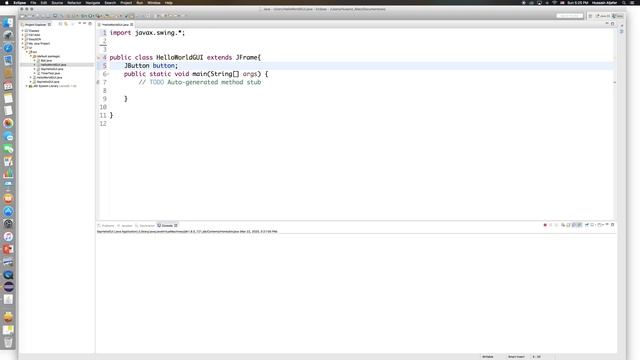 Java: GUI - Frames, Panels, Labels and Buttons смотреть онлайн