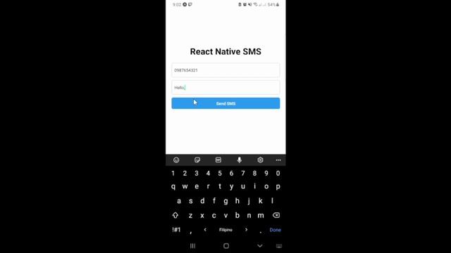 SMS Application | SMS Component | Expo React Native смотреть онлайн