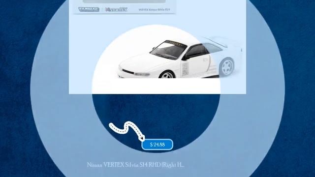Nissan VERTEX Silvia S14 RHD (Right Hand Drive) White "Lamley Group" Special Edition "Global64" S.. смотреть онлайн