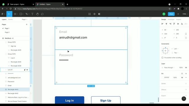 Figma website ui design | Website Login ui design | how to design website смотреть онлайн