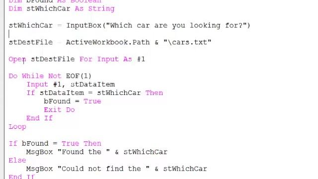 27. Introduction to Programming with VBA - Search Data in a Text File смотреть онлайн