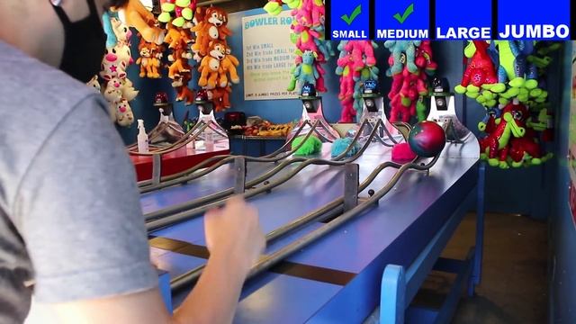 They Stopped Me from Winning Any More Prizes at this Carnival Game! (CRAZY!) смотреть онлайн