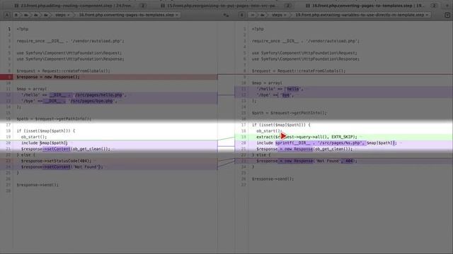 77. How to use the extract() function to convert an array to string variables to use in a template смотреть онлайн