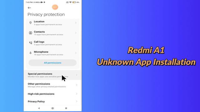 How to Allow Unknown Sources in Redmi A1 – App Installation redmi a1 смотреть онлайн