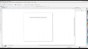 Как быстро в Corel Draw создать волнистую линию
