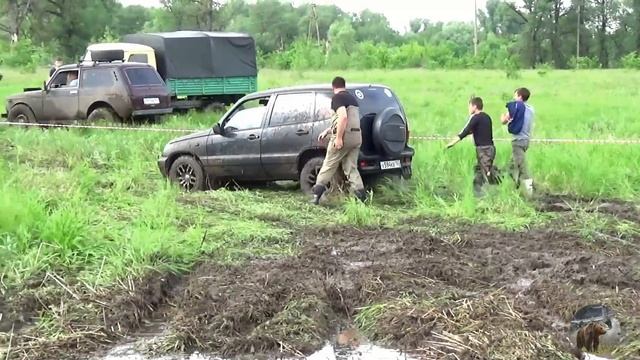 Спринт в честь дня рождения клуба "OFF-Road Самара" в классе стандарт. УАЗ, Нива, Шевик, Газ 69 смотреть онлайн