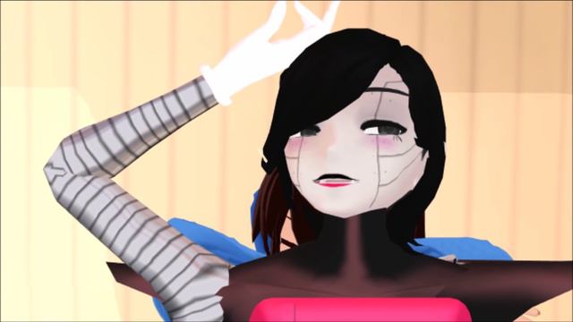 MMD x Undertale - Frisk and Mettaton moment смотреть онлайн