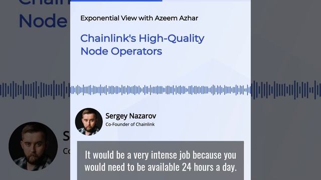 Chainlink's High-Quality Node Operators смотреть онлайн