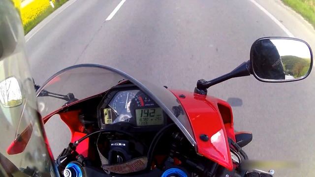 Honda CBR 600 RR 2005 0 - 200 Acceleration 2017 HD смотреть онлайн