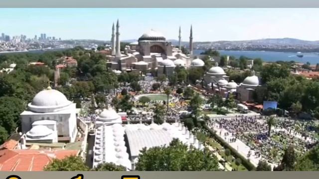 Джума-Намаз в мечети Айя-Софии в Стамбуле смотреть онлайн