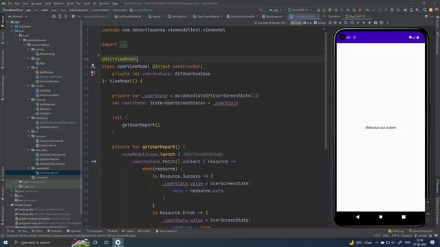 Android ViewModel Testing Jetpack Compose 1.2.0 Kotlin 1.7.0 Hilt 2.42 смотреть онлайн