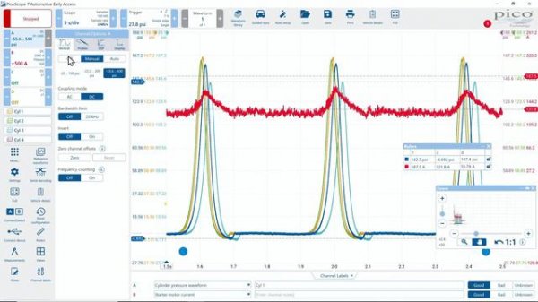 Picoscope Compression Test - Livestream test