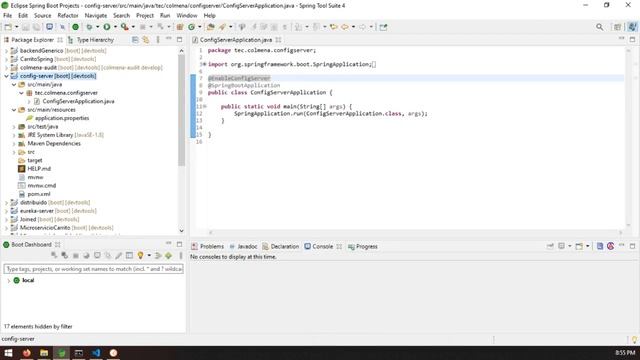 Video 8 Microservicios Spring Spring Cloud Config Server смотреть онлайн
