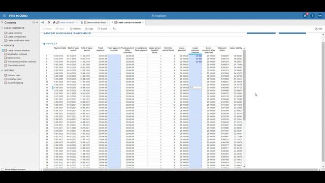 Модель автоматизации аренды по МСФО16 в Анаплан смотреть онлайн