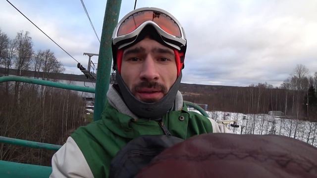 Открытие сезона в Коробицыно, Красное озеро Snowboard vlog #1 смотреть онлайн