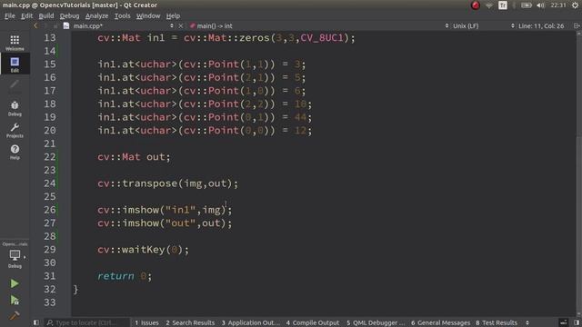 OPENCV & C++ TUTORIALS - 90 | Transpose Images with OpenCV смотреть онлайн