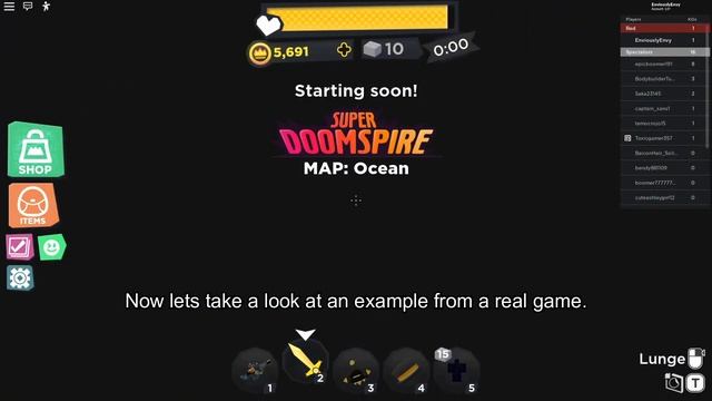 Fast Tower Destruction Guide/Tips! [ROBLOX Super Doomspire] смотреть онлайн