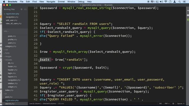 Encrypting User Passwords in PHP смотреть онлайн