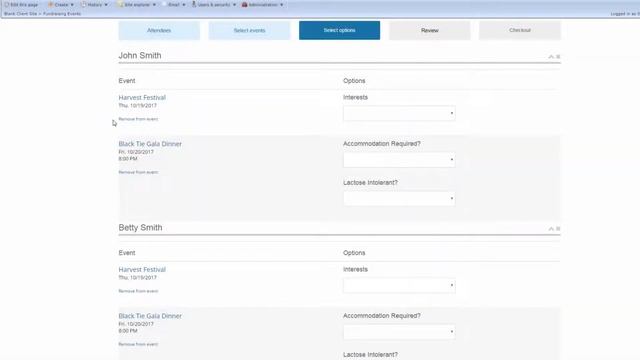 Event Registration Form - Complex Events смотреть онлайн