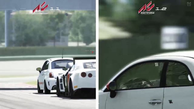 Assetto Corsa comparison IA - 1.1 vs 1.2 смотреть онлайн