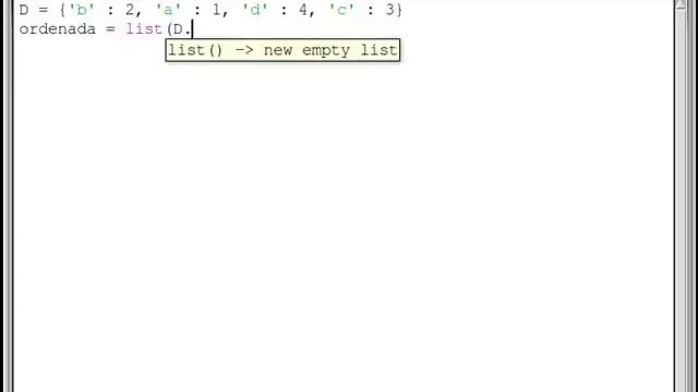 21 - Python - Dicionários parte 3 - Ordenação por chaves; método keys() e função sorted. смотреть онлайн