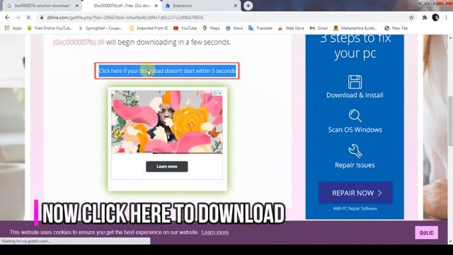 How To Fix 0xc000007b Error In Simple Method The Application Was Unable To Start (0xc000007b) смотреть онлайн