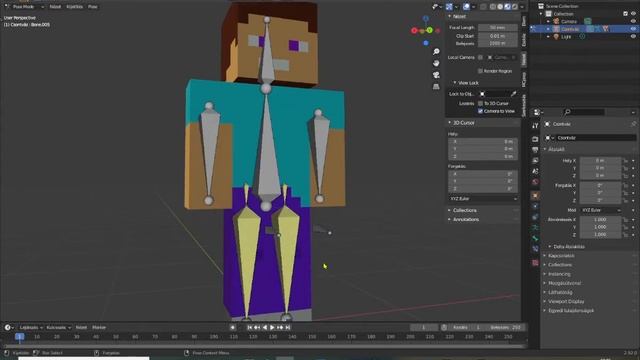 Minecraft Mojang style rig смотреть онлайн