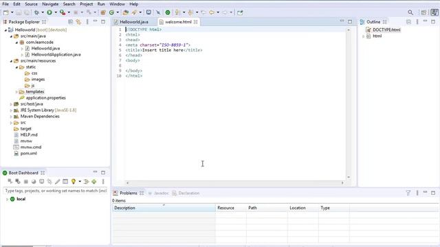Java Spring boot helloworld project java 5 lab1 p1 смотреть онлайн