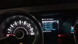 Ford Mustang Сброс сервис интервала о замене масла