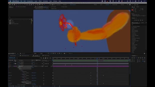Demo: Creating a Photoshop Puppet for Keyframe Animation in After Effects смотреть онлайн