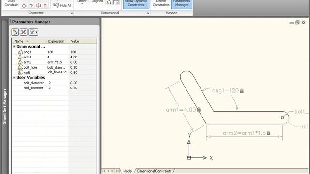 AutoCAD: Dimensional Constraints overview смотреть онлайн