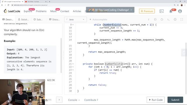 LeetCode 128 "HARD" - Longest Consecutive Sequence смотреть онлайн