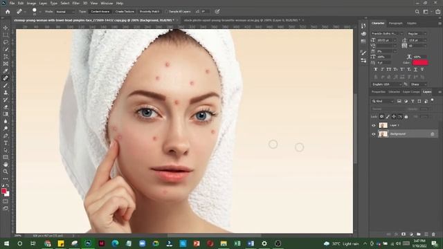 PHOTOSHOP 2021: How to Remove Pimples in 1 MINUTE (TAGALOG TUTORIAL) смотреть онлайн