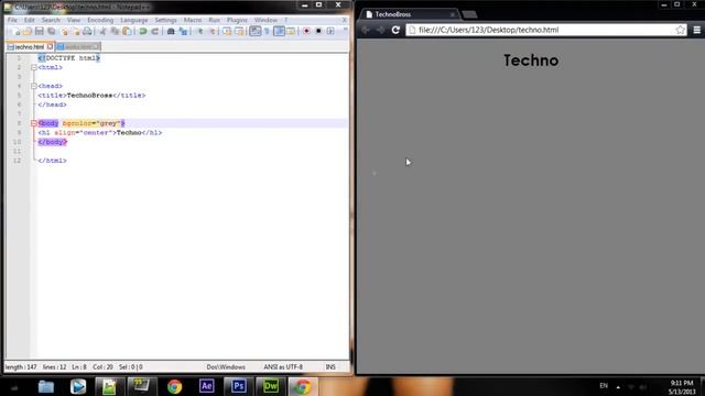 Создание простого сайта в HTML NOTEPAD++ смотреть онлайн