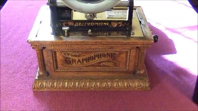 1903 Columbia AO Graphophone Phonograph Playing "Jennie" By Billy Murray Cylinder смотреть онлайн