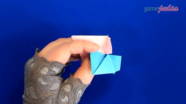 Оригами из бумаги ❤️ Кусудама из треугольников смотреть онлайн