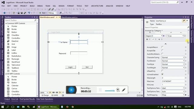 Student Management Project in WPF # 1 : Forms смотреть онлайн