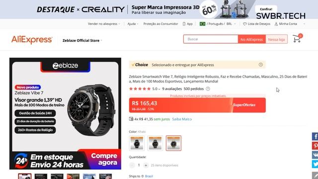 ALIEXPRESS SUPER PROMOÇÃO / BAIXOU DE NOVO: OS MENORES PREÇOS em SMARTWATCHES e AMAZFIT! смотреть онлайн